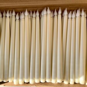 50 pcs Flameless flickering battery operated candles - safe